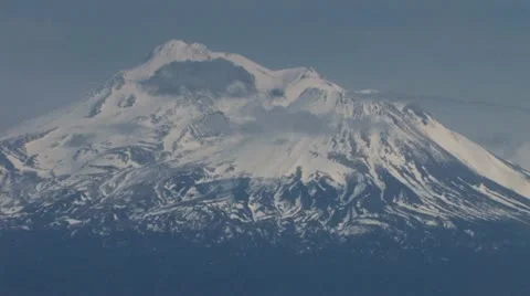 1440 Close Up Mount Shasta Stock Footage 12467218