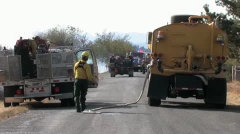 1440 Controlled Burn 39 Stock-Footage 12386956