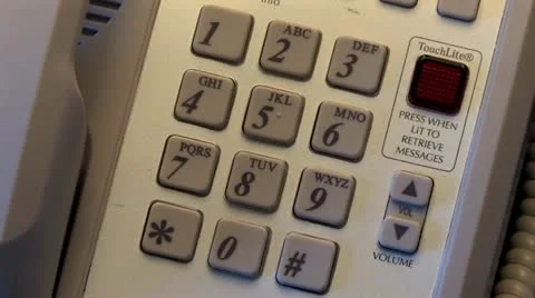 1440 Digital Telephone Stock Footage 12349200