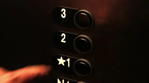 1440 Elevator Buttons Stock Footage 11468872