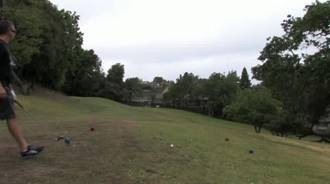 1440 Golfing 51 Stock Footage 11339746