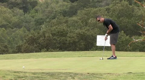 1440 Golfing 69 Stock Footage 11344357