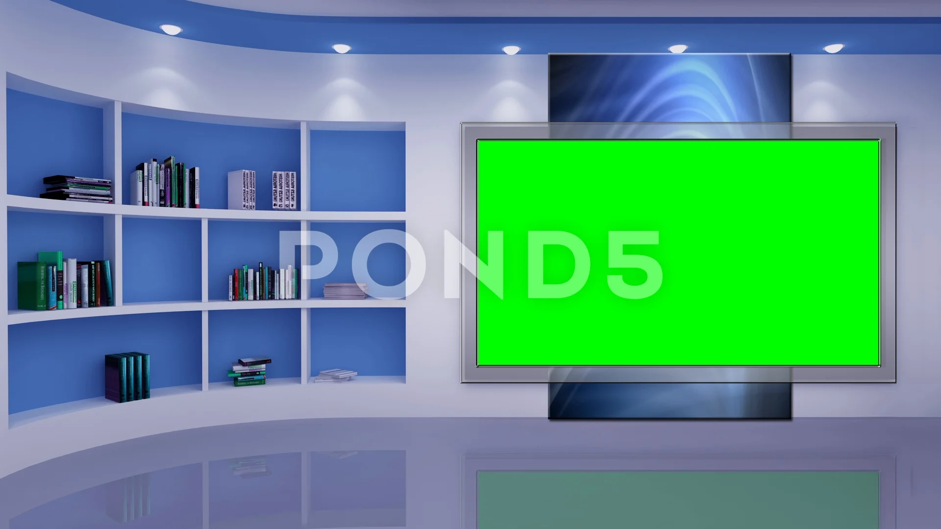 146 Hd Education News Tv Virtual Studio Stock Video Pond5