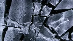 Super Slow Motion Shot of Ice Breaking at 1000 fps.