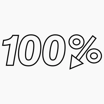 1464 discount 100 (081019)+ Stock Illustration