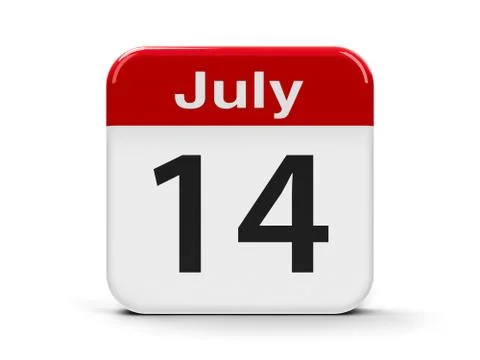 14th July Stock Illustration