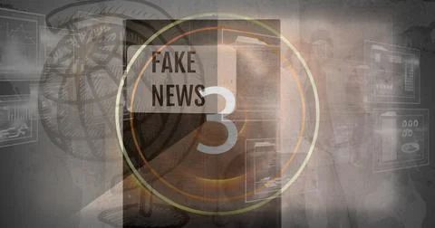 15 to 0 countdown against grey background 4k Stock Illustration