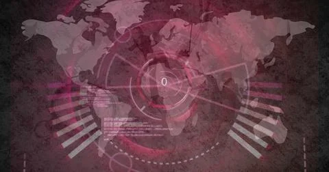 15 to 0 countdown against grey background 4k Foto stock