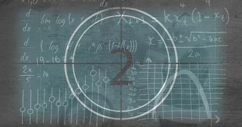 15 to 0 countdown against grey background 4k Foto stock