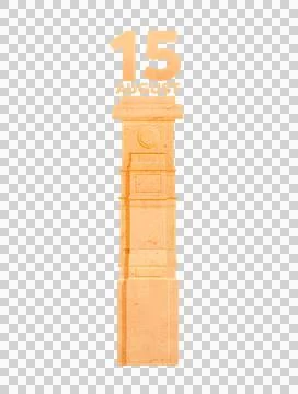 15-August-Piller Stock Illustration