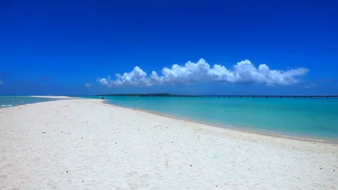 15 Beautiful Idyllic Paradise Beach In Miyako Japan Stock-Footage 344643368