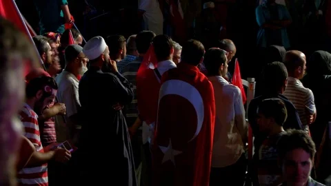 15 - COUP ATTEMPT IN TURKEY - 15 JULY 2016 Stock Footage 81681358