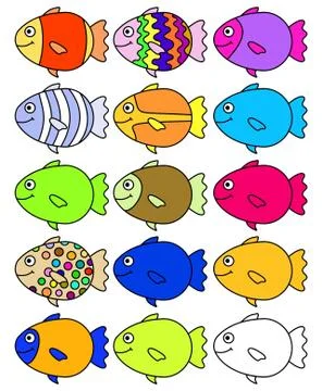 15 Fish Stock Illustration
