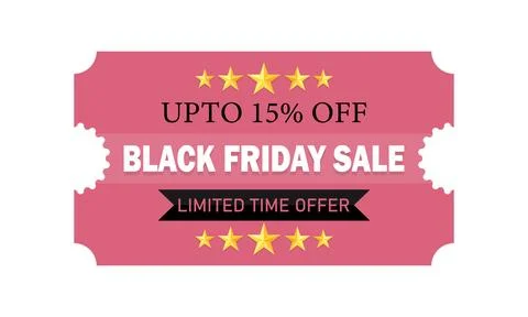 Up to 15% Off Limited Time Offer Stock-Illustration