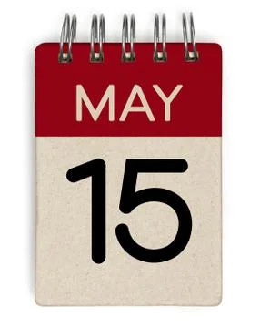 15 may calendar Stock Illustration