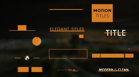 15 Minimal Titles v14 Modèle After Effects
