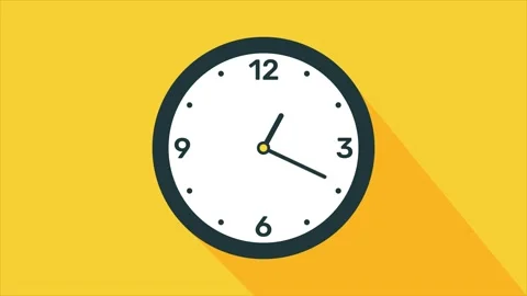 15 Minute Countdown Timer Clock Animation 4K Motion Graphics Digital Display Видео 322204861