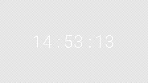 15 minutes digital timer countdown clock time display Stock Footage 324562718
