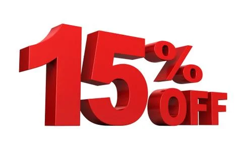 15 Percent Off Stock Illustration