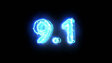 15 second count down animation Stock Footage 146213096