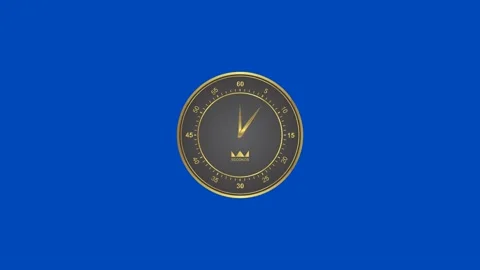15 Second Countdown Timer Clock Landscape Blue Background Vídeos de archivo 282368460