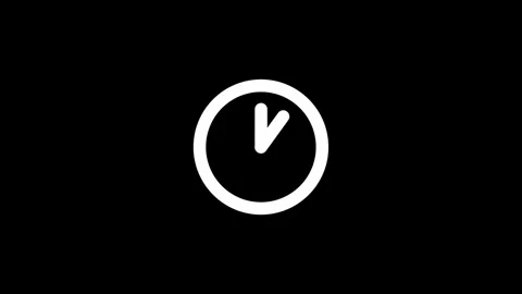 15 Second Countdown Timer Landscape Black Screen Stock Footage 282009114