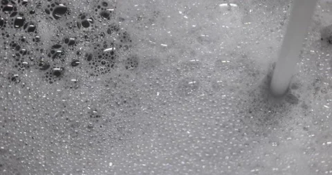 15 second soap spinning in sink Stock Footage 234961295