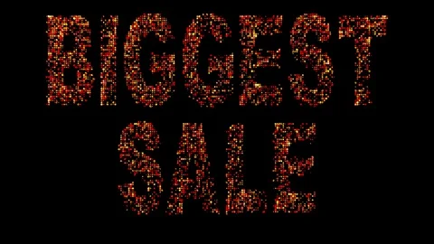 15 Text Animation with Moving Light Biggest Sale 库存影片 129953647
