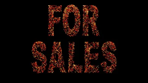 15 Text Animation with Moving Light For Sales Stock-Footage 129954778