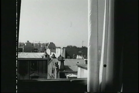 1506 paris rooftops Stock Footage 850446