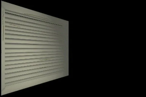 1507 window shutters transition Stock Footage 849690