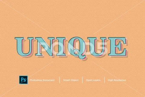 151 unique text effect Design Photoshop Layer Style PSD 템플릿