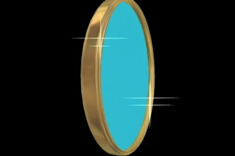 1515 gold ring transition Stock Footage 849679