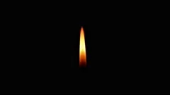 Candle fire overlay vfx loop