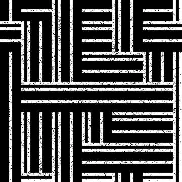 1564 Seamless texture with black lines 스톡 일러스트