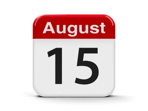 15th August Stock Illustration