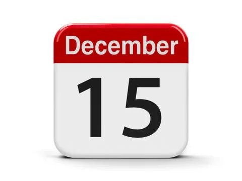 15th December Stock Illustration