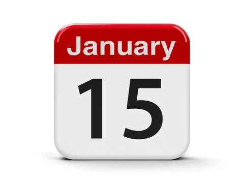 15th January Stock Illustration