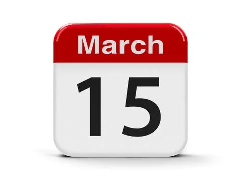 15th March Stock Illustration