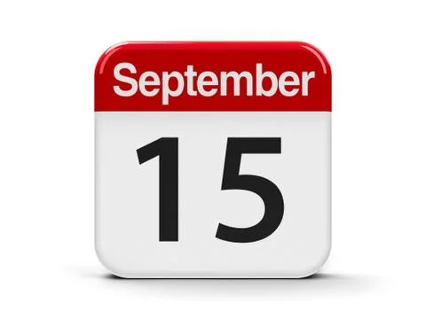15th September Stock Illustration