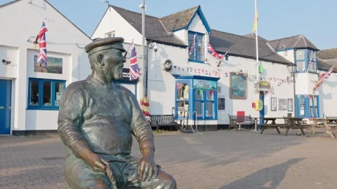16 August 2025, John Short ‘YANKEE JACK’ Watchet, Somerset, England, UK Stock Footage 317462148