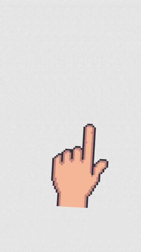 16 bit Finger Swipe Left Animation with Alpha Channel Stock Footage 342652283