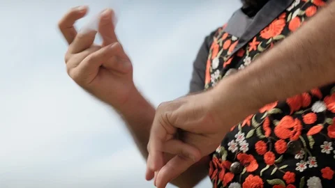 16 Close-up Man Hands During Flamenco Dance Show In Spain Stock Footage 118139659
