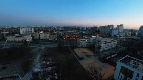 16 hour long  timelapse video shot of the night city .Sunset to sunrise 4K Stock-Footage 99103775