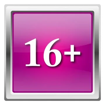 16 plus icon Illustrazione stock