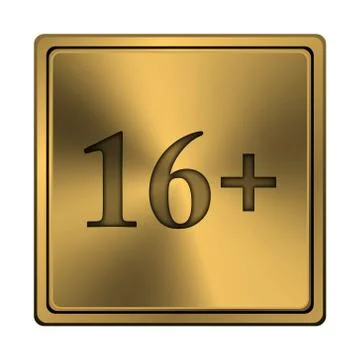 16 plus icon Stock-Illustration