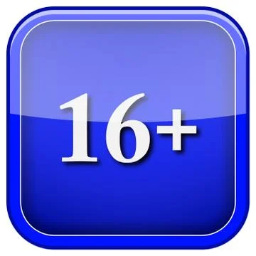 16 plus icon Stock-Illustration
