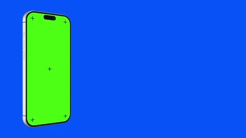 16 Pro Max Titanium Green And Blue Screen Chroma Key Video Stock Footage 293742301