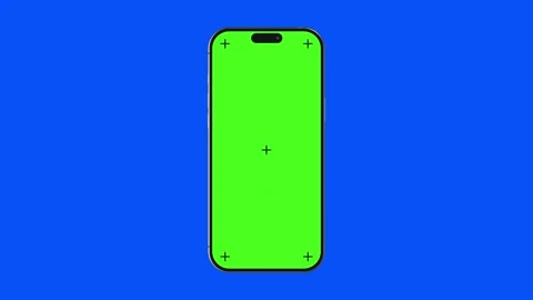 16 Pro Max Titanium Green And Blue Screen Chroma Key Video Stock Footage 293742330