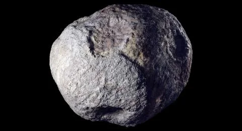 16 Psyche Asteroid 3D Rendering Stock-Illustration
